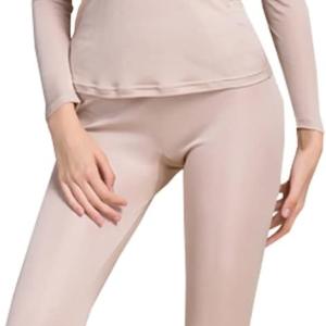 Grenasasilk Womens Silk Long Underwear Mulberry Silk Long Johns Silk Thermal Underwear Sets Cold Weather Base Layer