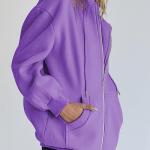 EFAN Women's Cute Hoodies Teen Girl Fall Jacket Oversized Sweatshirts Casual Drawstring Clothes Zip Up Y2K Hoodie with Pocket