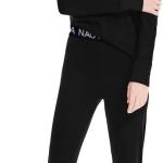 Nautica Women's Long Sleeve Long Johns Base Layer Waffle Thermal Underwear Set