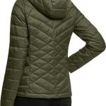 TSLA Women's Lightweight Packable Accent Puffer Jacket, Water-Resistant Winter Coat
