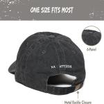 Atticus Poetry Hat, Embroidered Brushed Cotton Women’s Baseball Hat Unisex Fit, Adjustable One Size