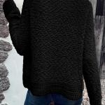 Dokotoo Women's 2023 Fashion Casual Open Front Long Sleeve Chunky Knit Cardigans Sweaters Outerwear Coats