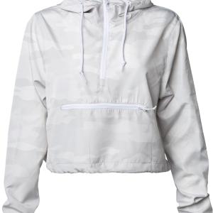 Global Blank Womens Cropped Jacket Crop Top Hoodies for Women Cropped Windbreaker Jackets