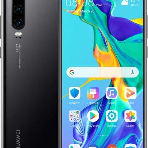 Huawei P30 128GB+6GB RAM (ELE-L29) 6.1" LTE Factory Unlocked GSM Smartphone (International Version) (Black)