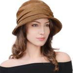 1920S Vintage Cloche Bucket Hat Packable Ladies Church Derby Party Fashion Floopy Winter 55-60CM