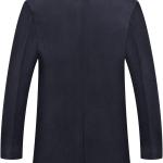chouyatou Men's Classic Double Breasted Wool Blend Pea Coat Mid Long Trench Coat