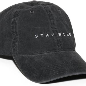 Atticus Poetry Hat, Embroidered Brushed Cotton Women’s Baseball Hat Unisex Fit, Adjustable One Size