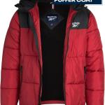Reebok Men's Winter Jacket - Heavyweight Quilted Puffer Parka Coat - Weather Resistant Ski Jacket for Men (8-20)