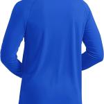 MAGCOMSEN Men's Long Sleeve Sun Shirts UPF 50+ Tees 1/4 Zip Up Fishing Running Rash Guard T-Shirts Outdoor Shirt
