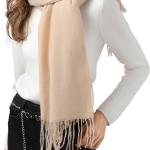 Ymomode Scarfs for Women Pashmina Shawls and Wraps for Evening Dress Bridesmaid Wedding Bridal Winter Warm Long Large Scarves