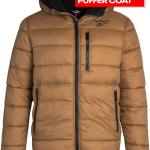 Reebok Men's Winter Jacket - Heavyweight Quilted Puffer Parka Coat - Ski Jacket for Men, Sherpa Lined Hood (S-XL)