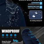 Pioneer Camp Mens Winter Coat Warm Winter Puffer Jacket Waterproof Thicken Insulated Windproof Hooded Down Quilted Coat