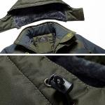 MAGCOMSEN Men's Winter Coats Water Resistant Snow Ski Jacket Fleece Lined Parka 4 Pockets
