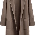 LILLUSORY Women's Long Dressy Cardigan Sweaters Fall Trendy Oversized Coatigan 2023 Knit Jacket Winter Coats