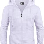 GEEK LIGHTING Hoodies for Men Zip Up Jacket Sherpa Lined Fleece Sweatshirts