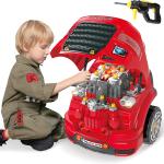 Deejoy Large Truck Engine Toy, Big Truck Builder Kit for Toddlers 3-5, Kids Mechanic Repair Set, Removable Engine Workshop with Light and Sound, Gift for 4 5 6 7 8 Boys