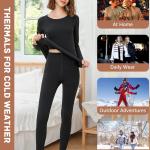 INNERSY Women's Thermal Underwear Set Ultra-Soft Long Johns Base Layer for Cold Weather