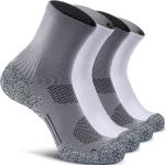 CWVLC Compression Athletic Quarter Socks Cushioned (4-Pair) for Men Women Kids