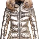Bellivera Womens Lightweight Puffer Jacket, Winter Coats for Women Warm Quilted Bubble Padded Hood Coat with Faux Fur Collar