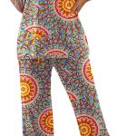 PrinStory Women's Pajama Set Short Sleeve Shirt and Capri Pants Sleepwear Pjs Sets with Pockets
