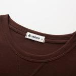 KLIEGOU Mens 100% Cotton Hipster Hip Hop Longline Crewneck T-Shirt S-4XL