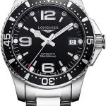 Longines HydroConquest Black Dial Automatic Mens Watch L3.741.4.56.6