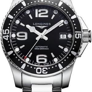 Longines HydroConquest Black Dial Automatic Mens Watch L3.741.4.56.6