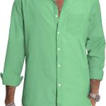 JMIERR Men's Casual Stylish Long Sleeve Button-Down Shirts Striped Dress Shirts Cotton Shirt