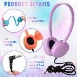CN-Outlet 10 Pack Headphones for Kids School Classroom Bulk Multi Colored