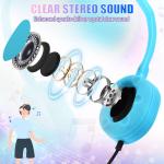 CN-Outlet 10 Pack Headphones for Kids School Classroom Bulk Multi Colored