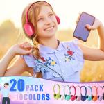 CN-Outlet 10 Pack Headphones for Kids School Classroom Bulk Multi Colored
