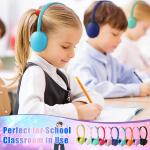 CN-Outlet 10 Pack Headphones for Kids School Classroom Bulk Multi Colored