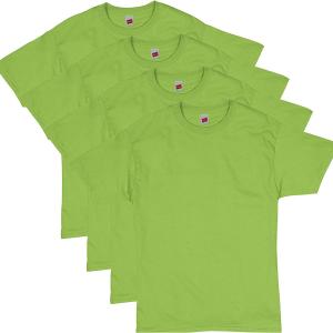 Hanes Essentials Men's T-Shirt Pack, Men's Short Sleeve Tees, Crewneck Cotton T-Shirts for Men, Value Pack