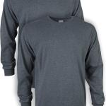 Gildan Men's Ultra Cotton Long Sleeve T-Shirt, Style G2400, Multipack